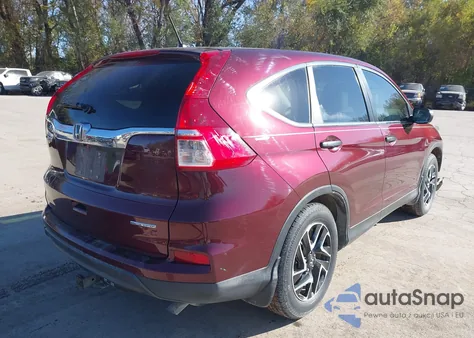 2016 Honda Cr-V Se из США, поврежденный, VIN 5J6RM3H48GL026238